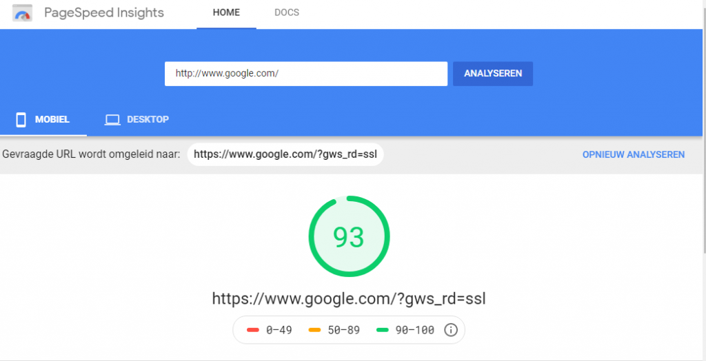 Googlepagespeed